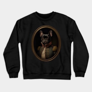 Victorian Noble French Bulldog - Oil Painting Style Crewneck Sweatshirt